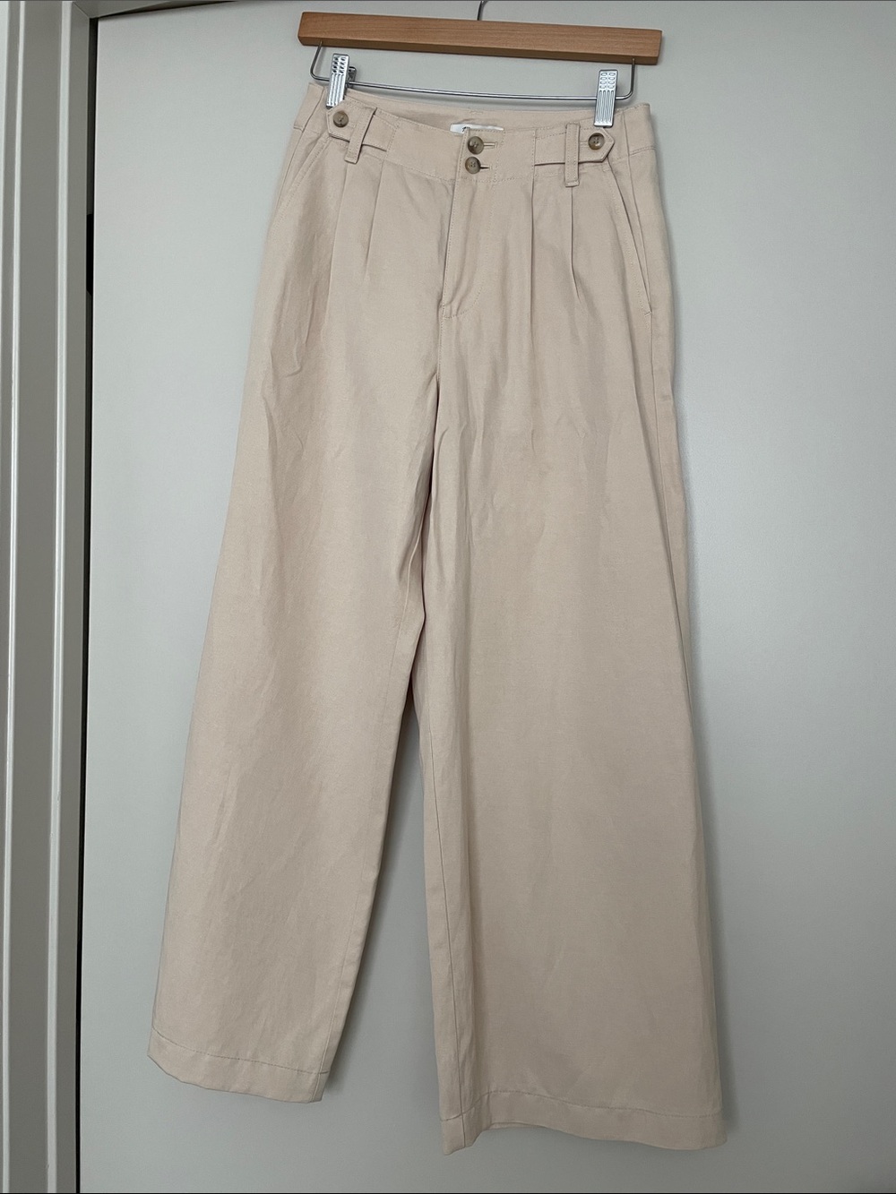 Madewell Harlow Wide-Leg Pant Trousers Harvest Moon 00P